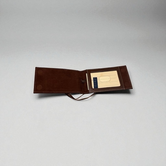 Theres No Place Like The Forest Brown Leather Bag Tag Luggage Tag Wake Forest - Picture 6 of 6
